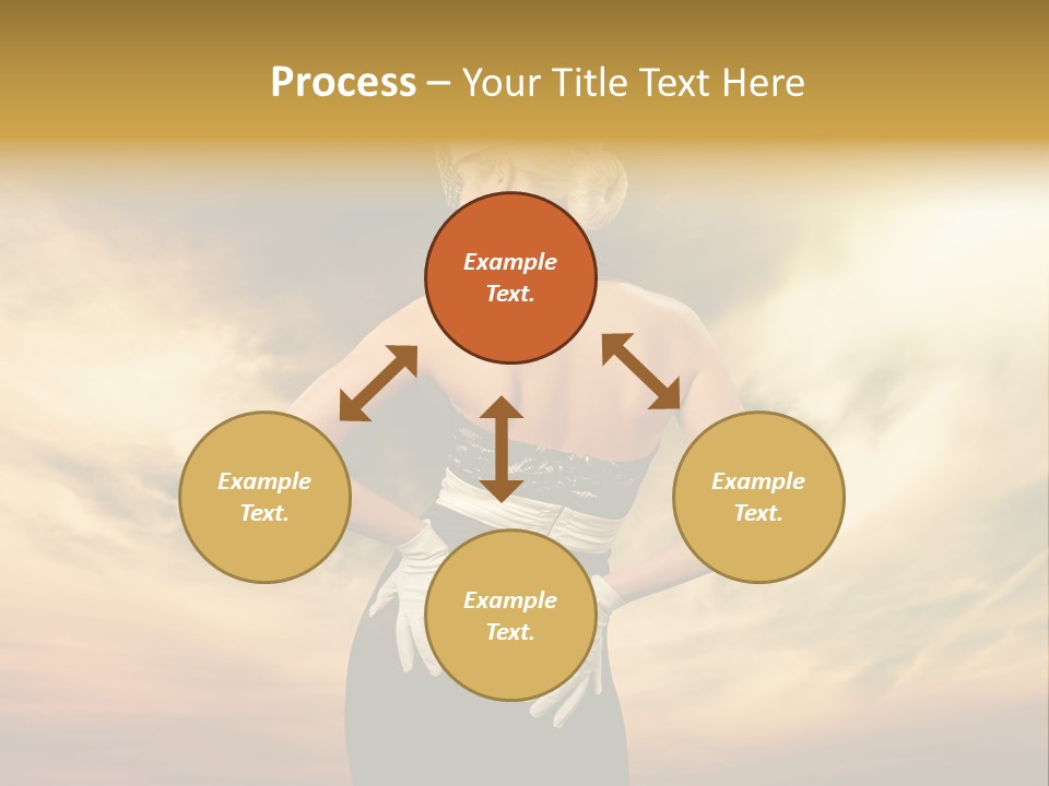 Dreaming Bride Glamour PowerPoint Template