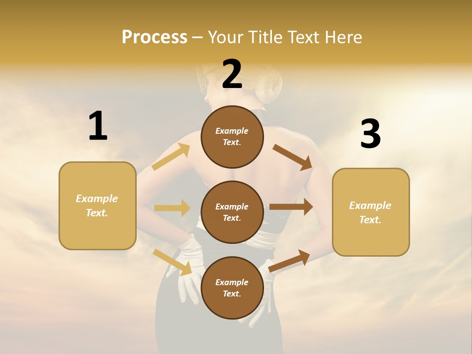 Dreaming Bride Glamour PowerPoint Template
