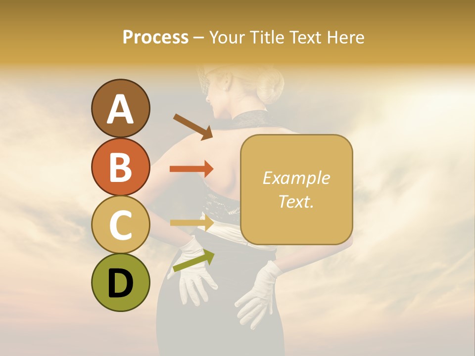 Dreaming Bride Glamour PowerPoint Template