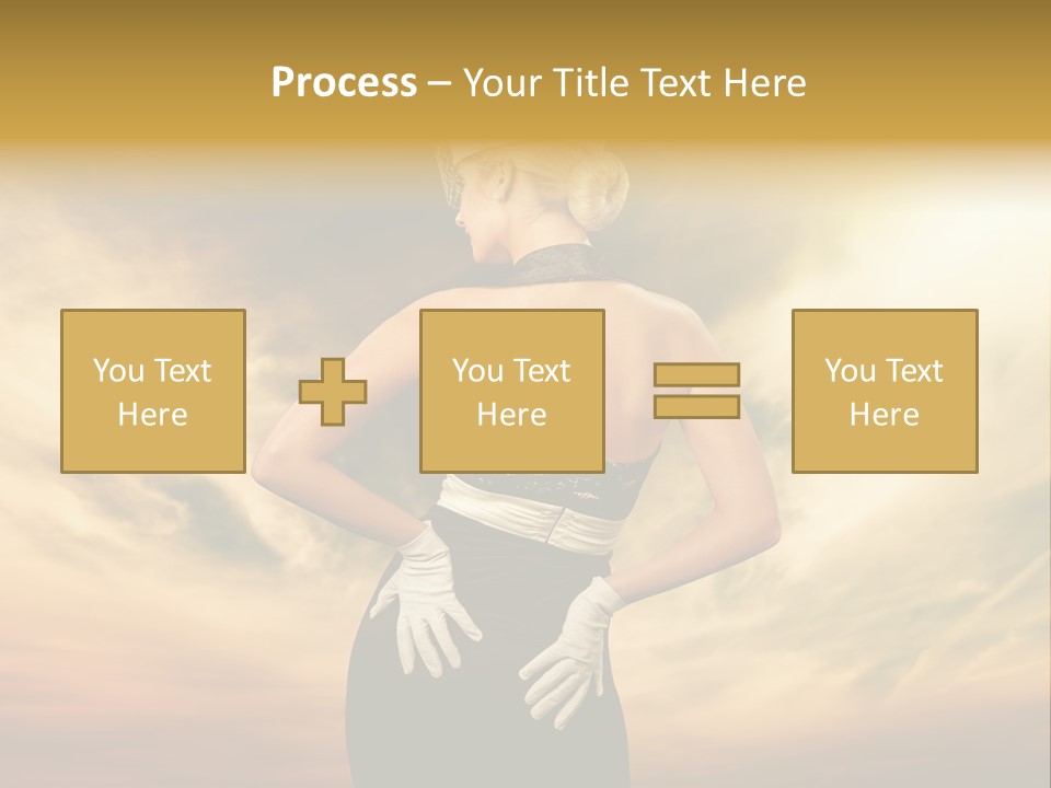Dreaming Bride Glamour PowerPoint Template
