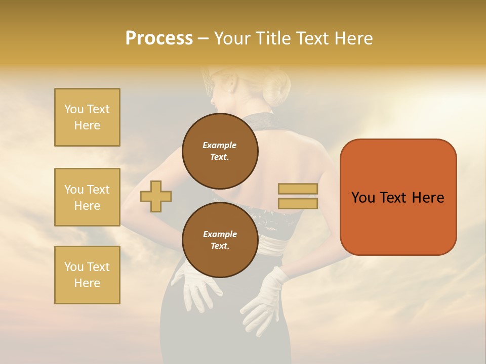 Dreaming Bride Glamour PowerPoint Template