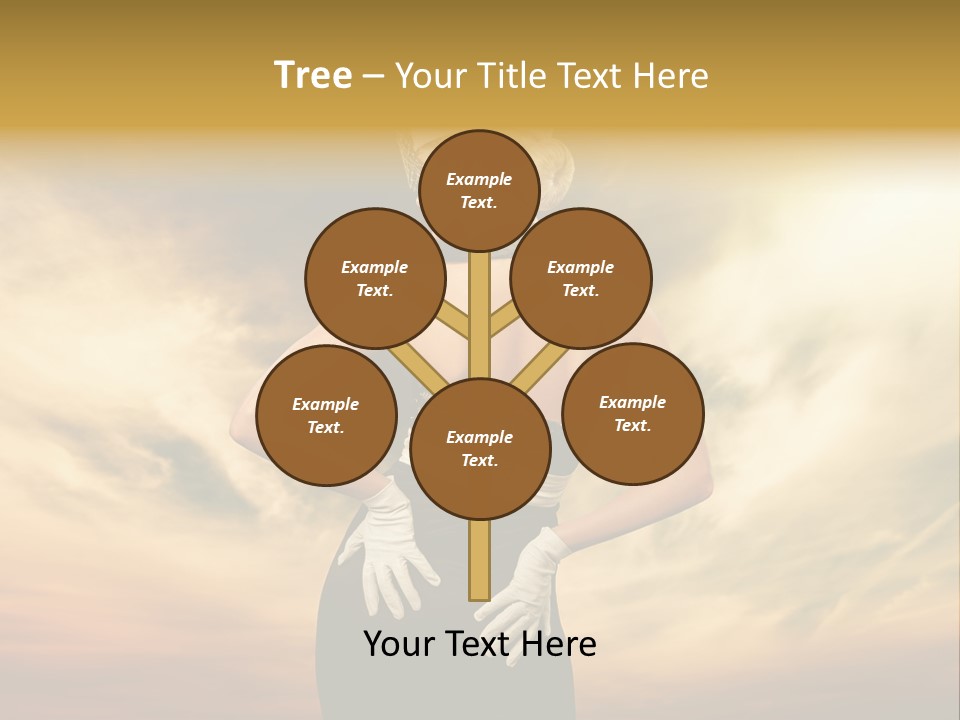 Dreaming Bride Glamour PowerPoint Template