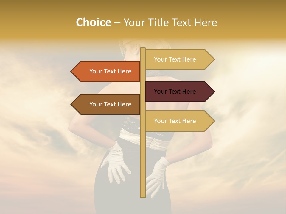 Dreaming Bride Glamour PowerPoint Template