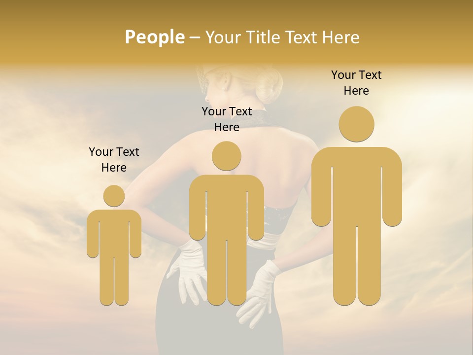 Dreaming Bride Glamour PowerPoint Template