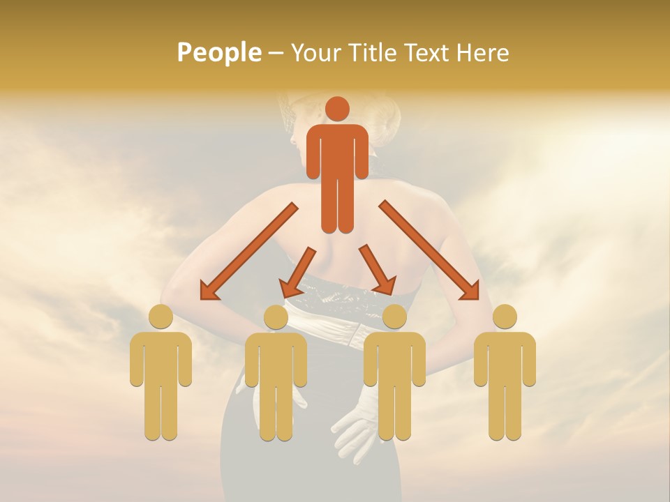 Dreaming Bride Glamour PowerPoint Template