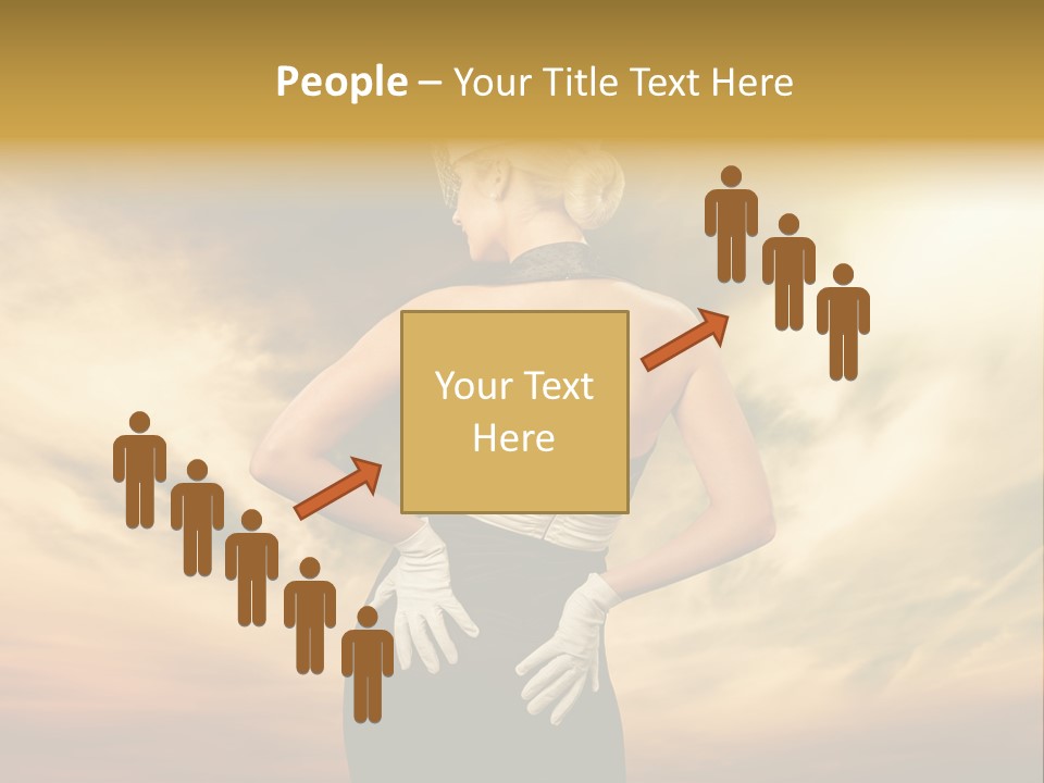 Dreaming Bride Glamour PowerPoint Template