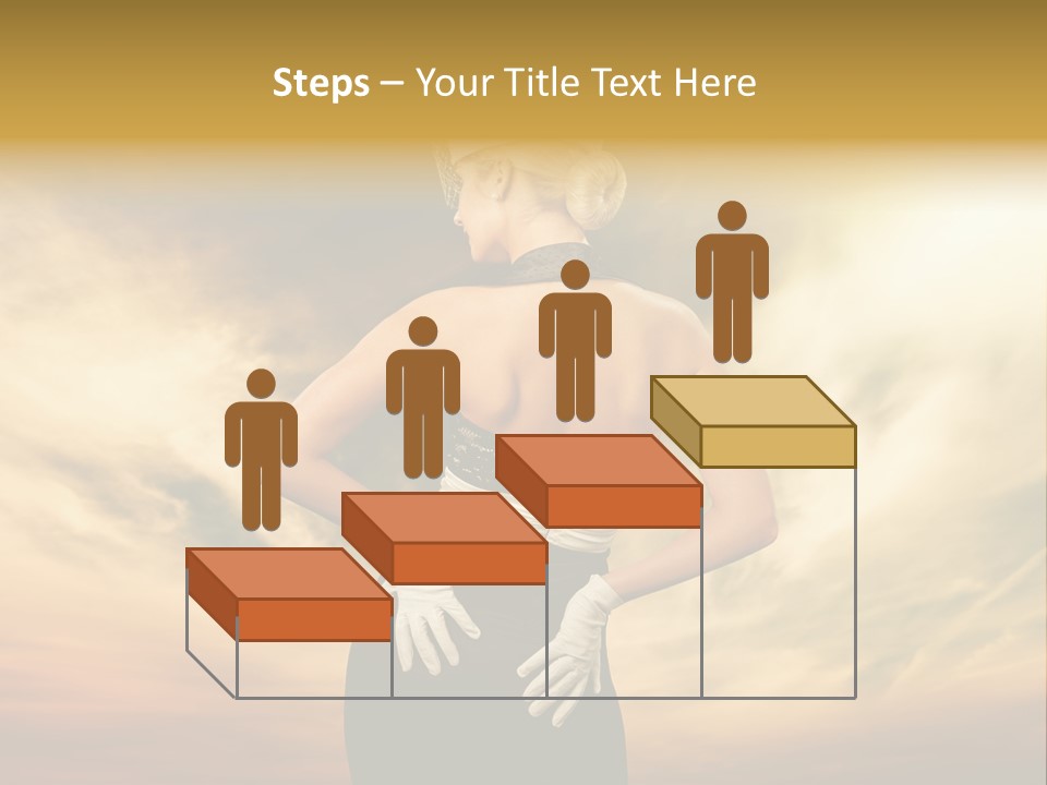 Dreaming Bride Glamour PowerPoint Template