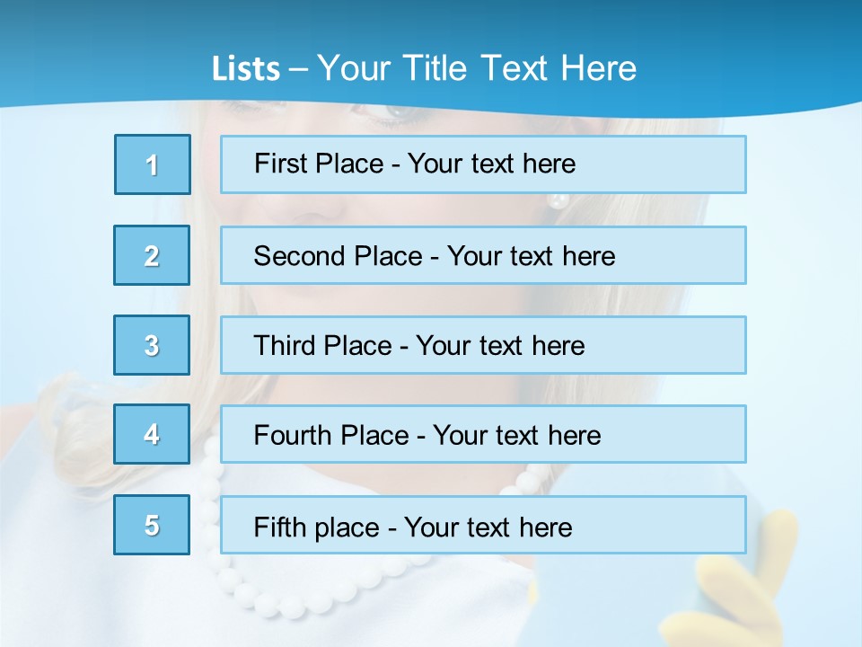 Fashion Portrait Retro PowerPoint Template
