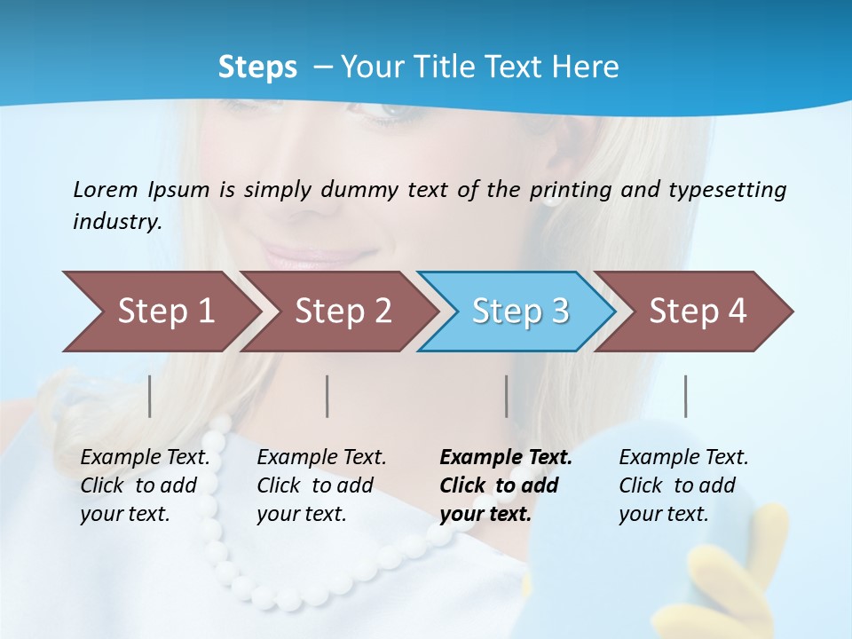 Fashion Portrait Retro PowerPoint Template