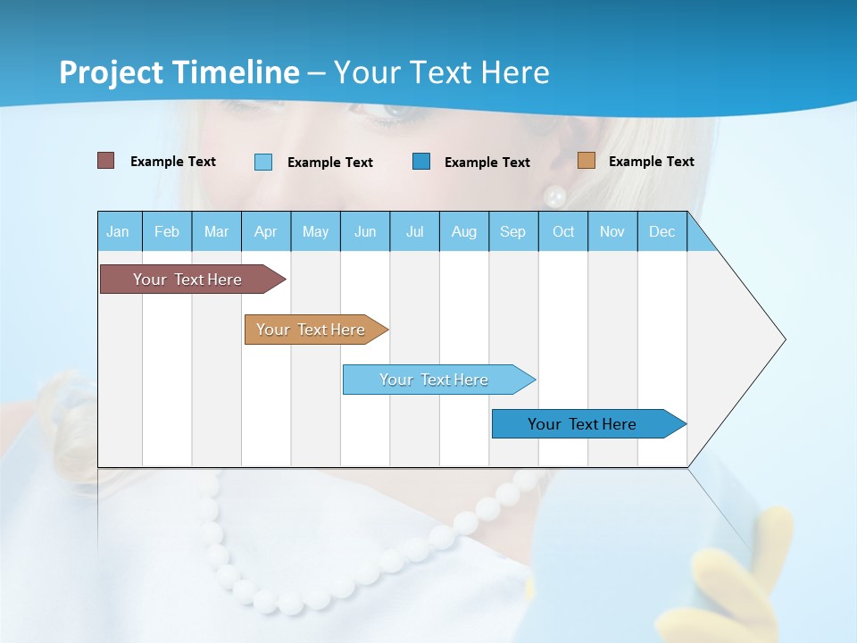 Fashion Portrait Retro PowerPoint Template