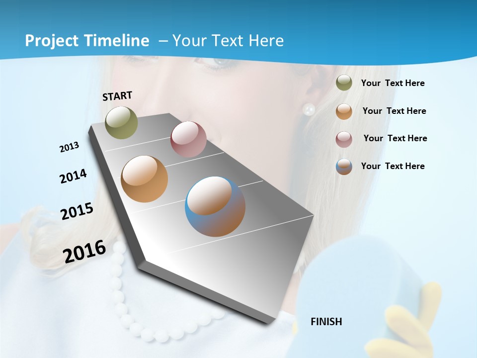 Fashion Portrait Retro PowerPoint Template