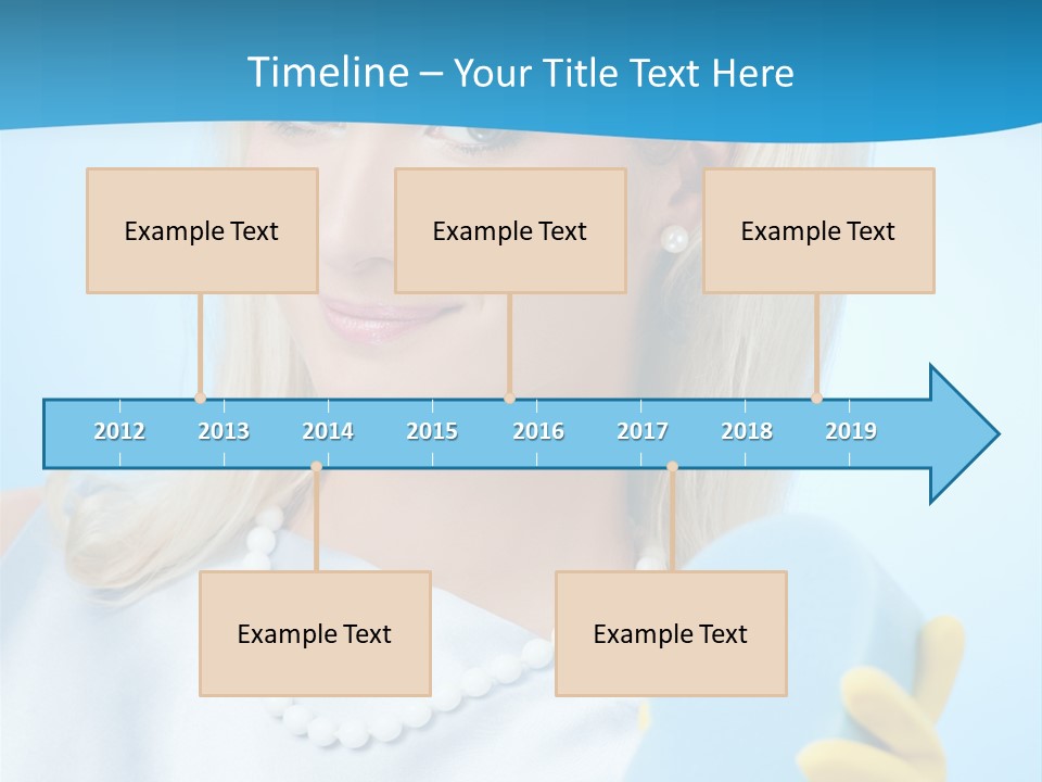 Fashion Portrait Retro PowerPoint Template