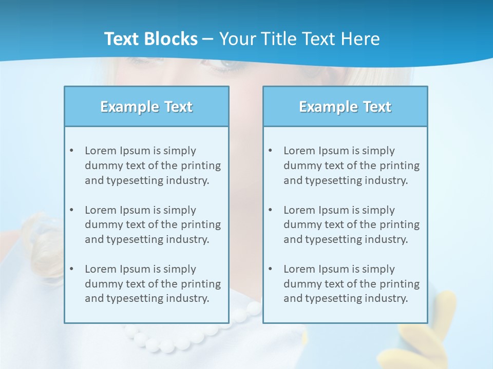 Fashion Portrait Retro PowerPoint Template