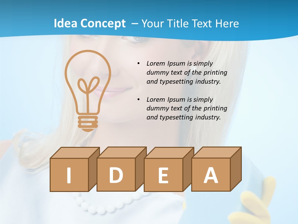 Fashion Portrait Retro PowerPoint Template