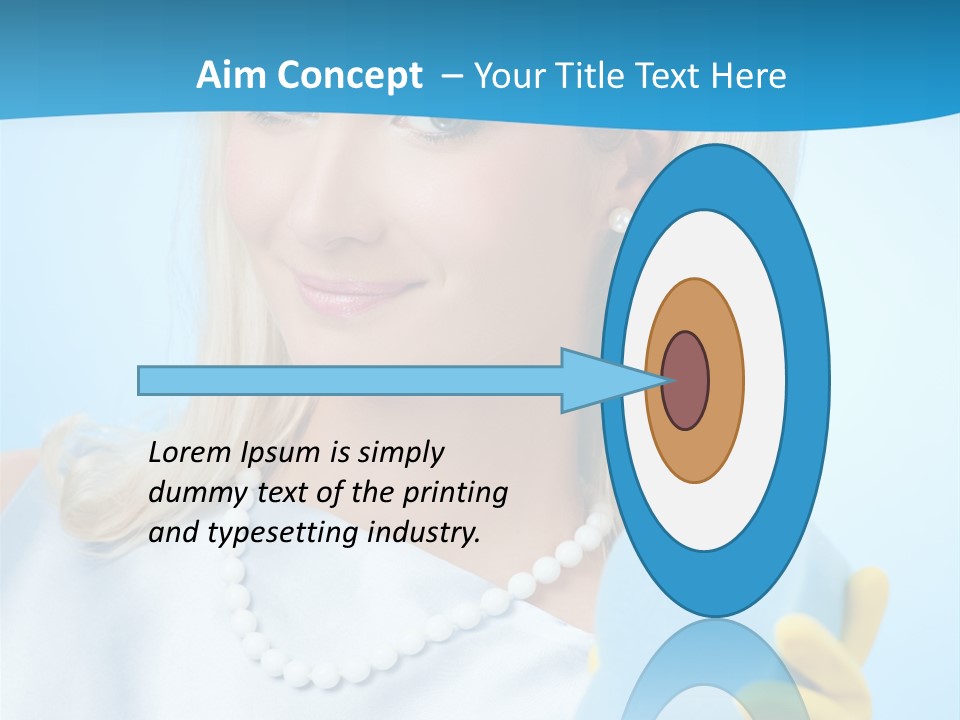 Fashion Portrait Retro PowerPoint Template