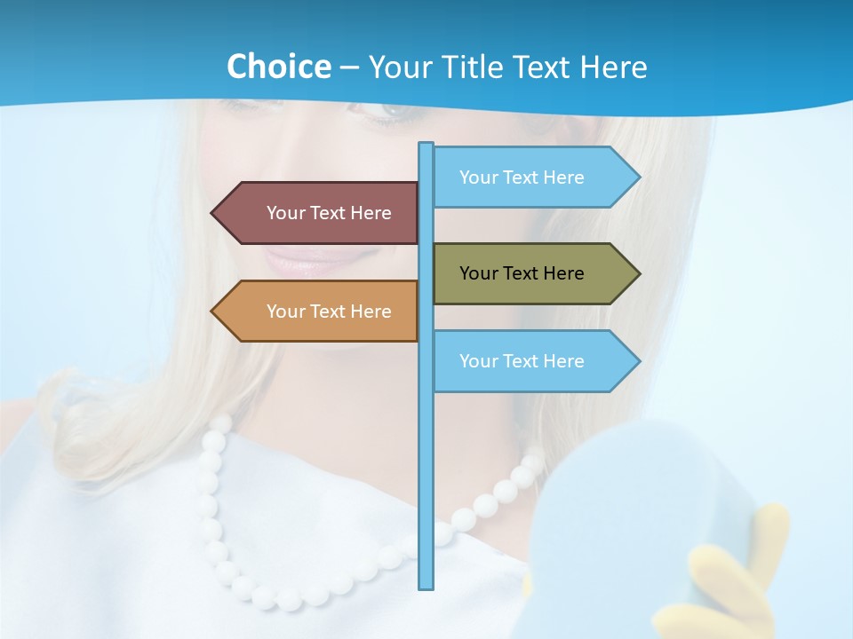 Fashion Portrait Retro PowerPoint Template