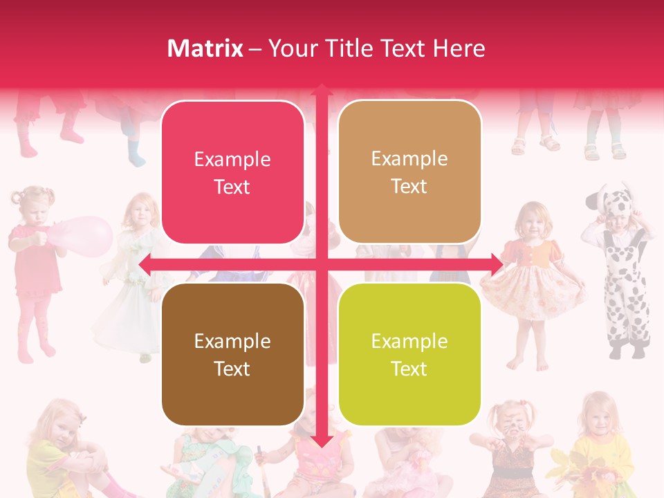 Cheerful Adorable Girl PowerPoint Template