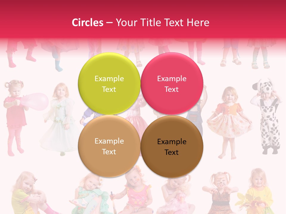 Cheerful Adorable Girl PowerPoint Template