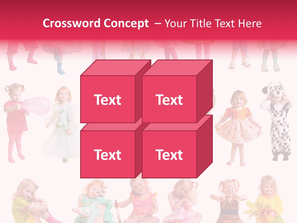 Cheerful Adorable Girl PowerPoint Template