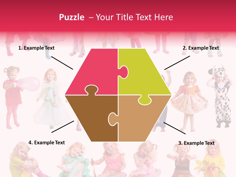 Cheerful Adorable Girl PowerPoint Template