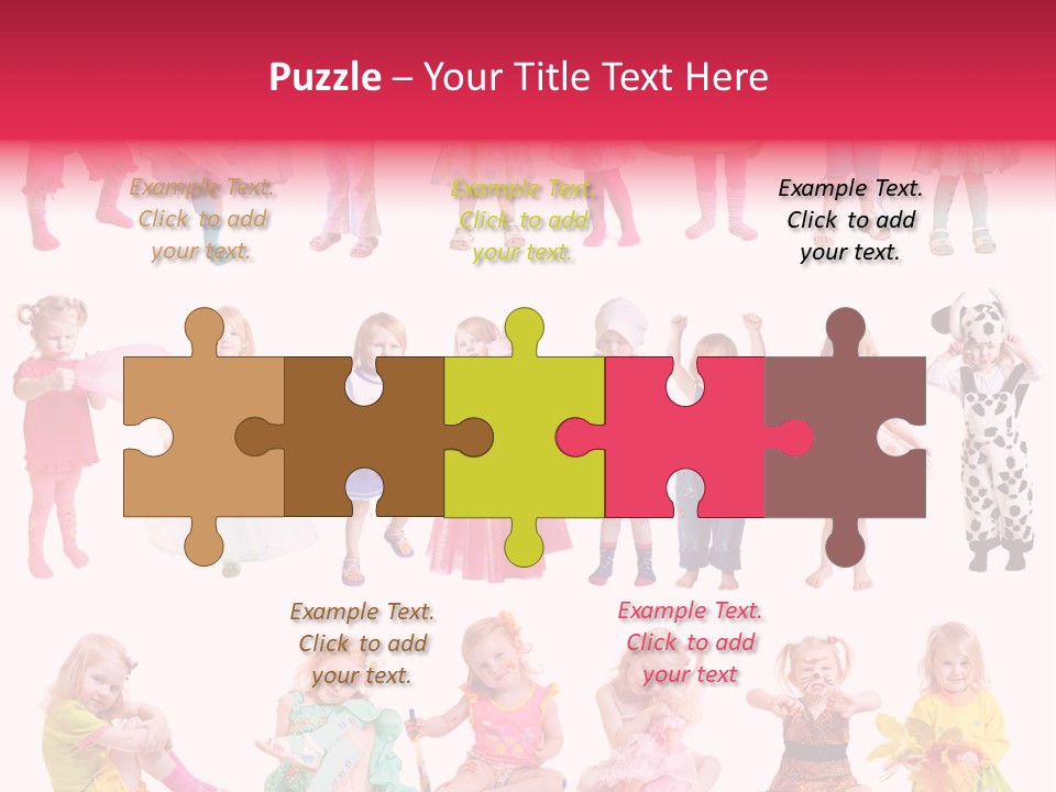 Cheerful Adorable Girl PowerPoint Template