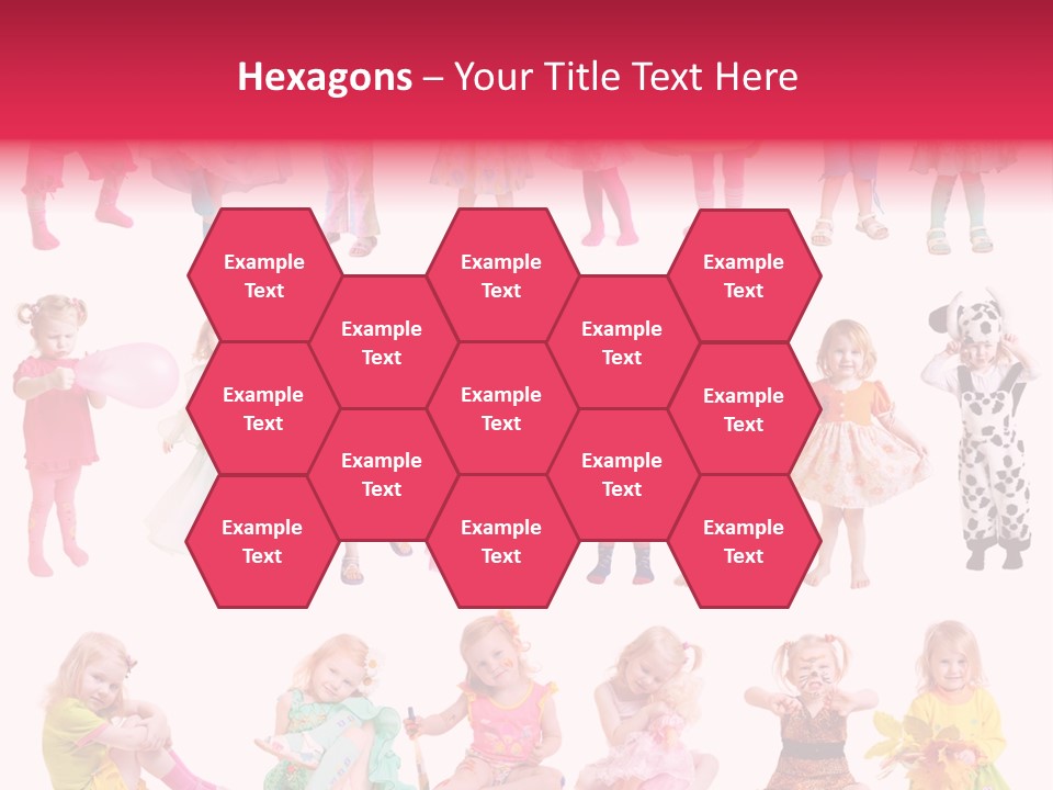 Cheerful Adorable Girl PowerPoint Template