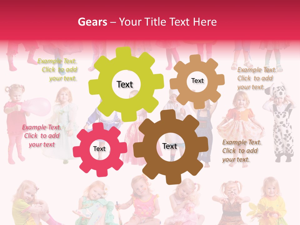 Cheerful Adorable Girl PowerPoint Template