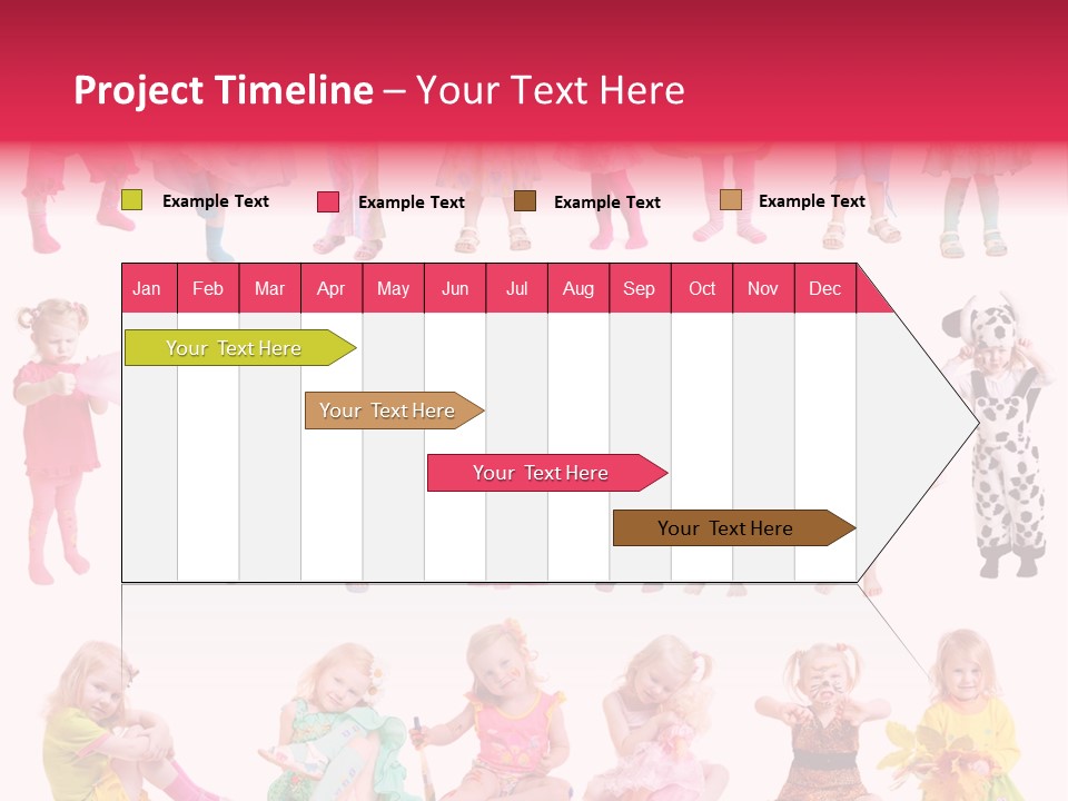 Cheerful Adorable Girl PowerPoint Template