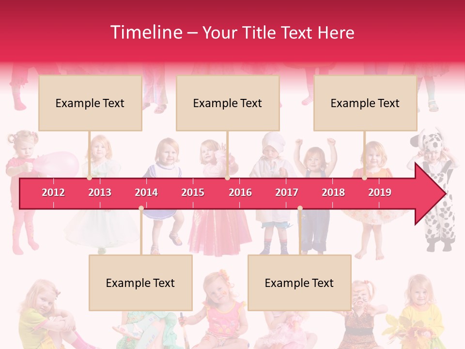 Cheerful Adorable Girl PowerPoint Template