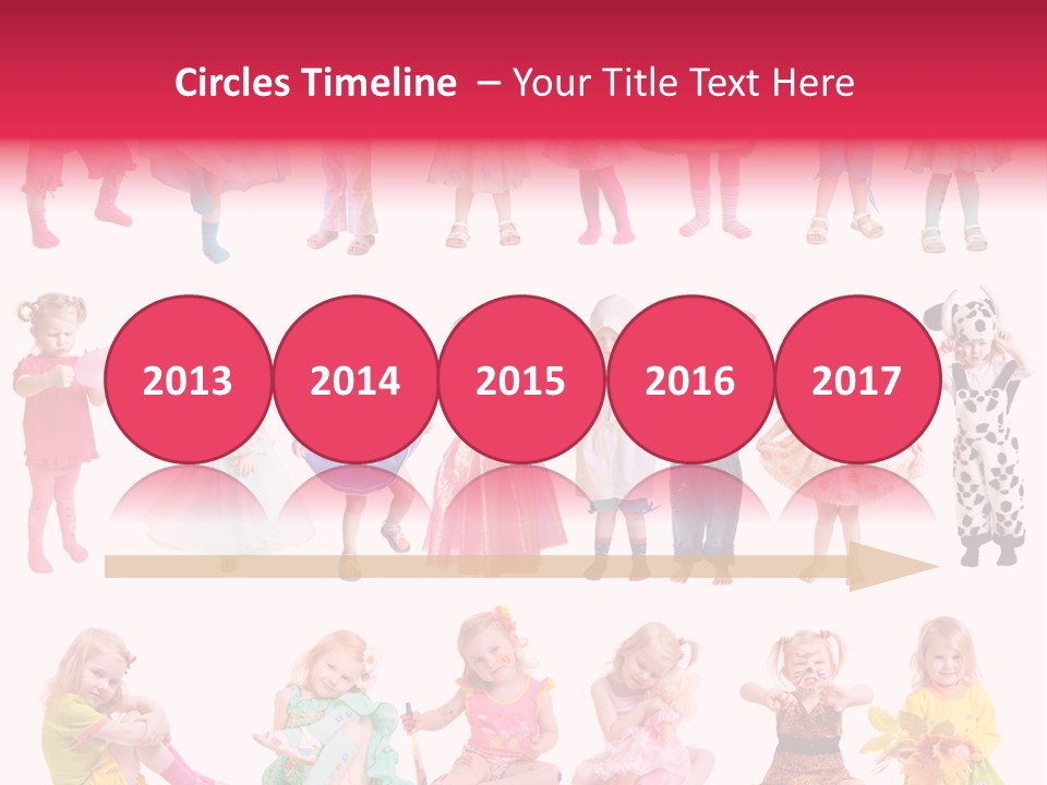 Cheerful Adorable Girl PowerPoint Template