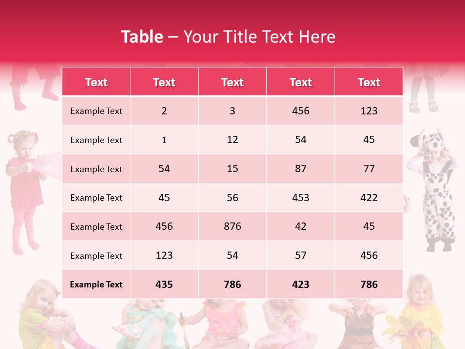 Cheerful Adorable Girl PowerPoint Template