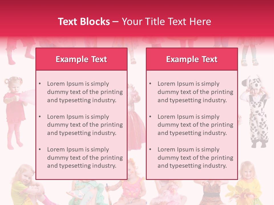 Cheerful Adorable Girl PowerPoint Template