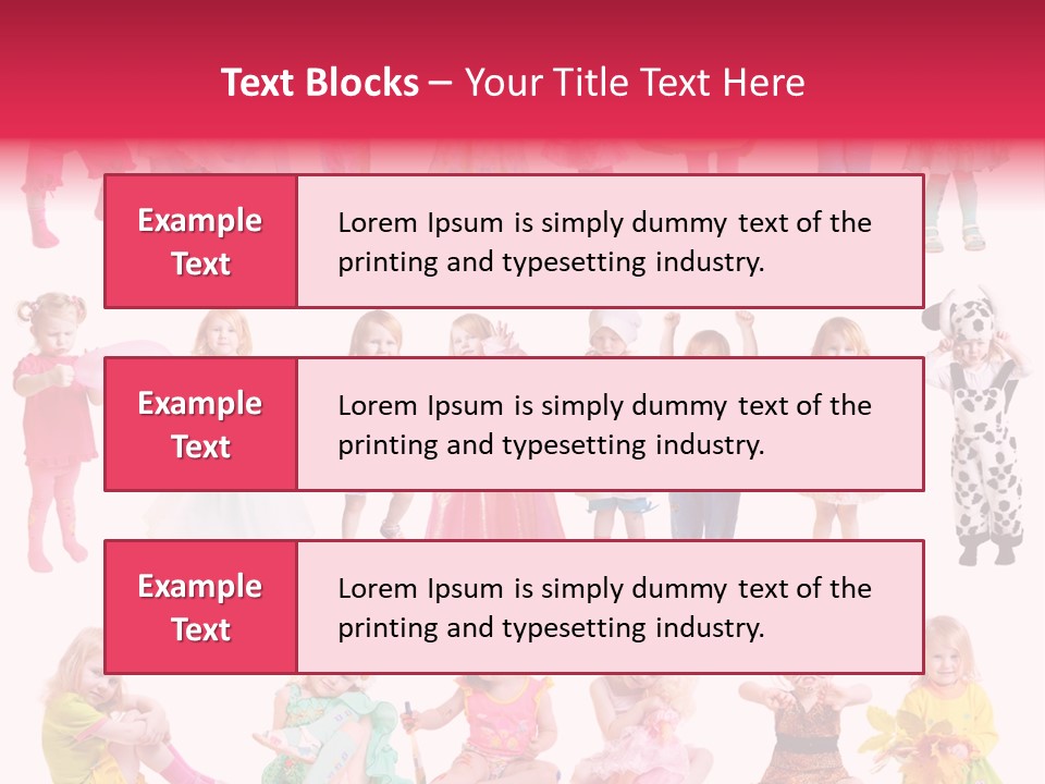 Cheerful Adorable Girl PowerPoint Template