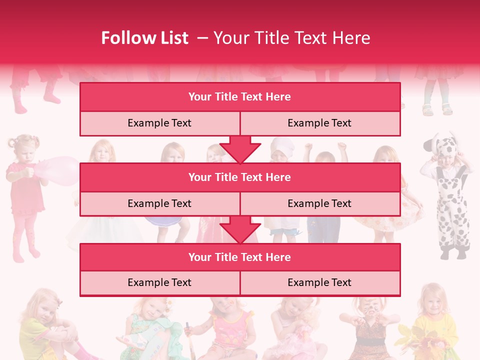 Cheerful Adorable Girl PowerPoint Template