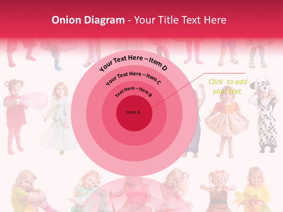 Cheerful Adorable Girl PowerPoint Template