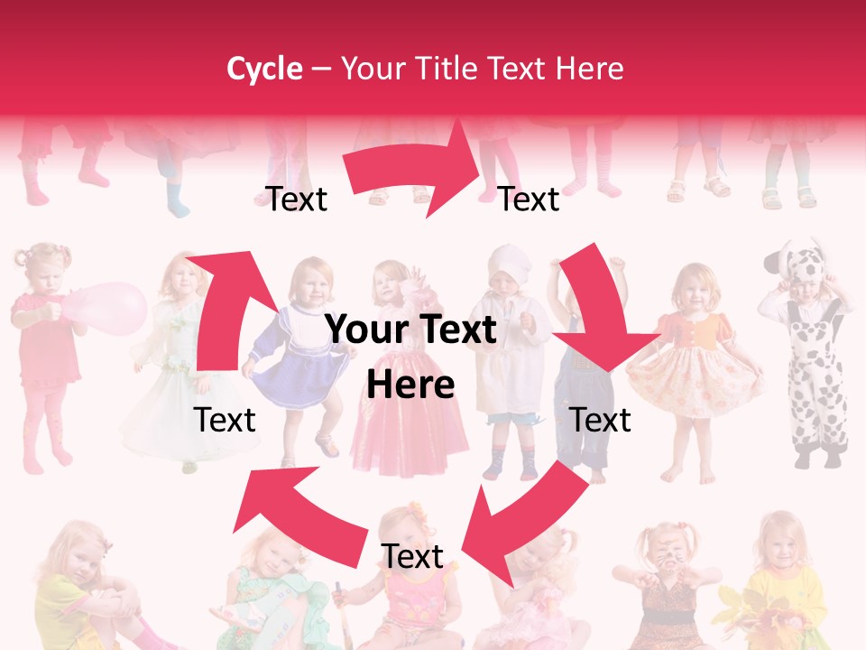 Cheerful Adorable Girl PowerPoint Template