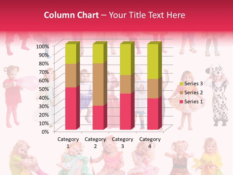 Cheerful Adorable Girl PowerPoint Template