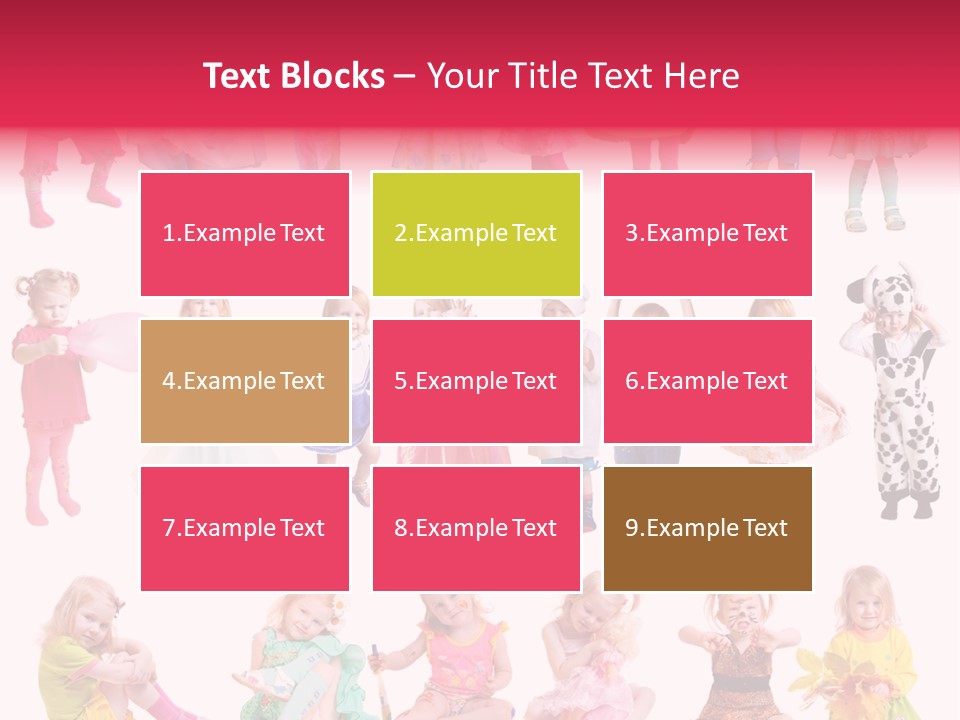 Cheerful Adorable Girl PowerPoint Template