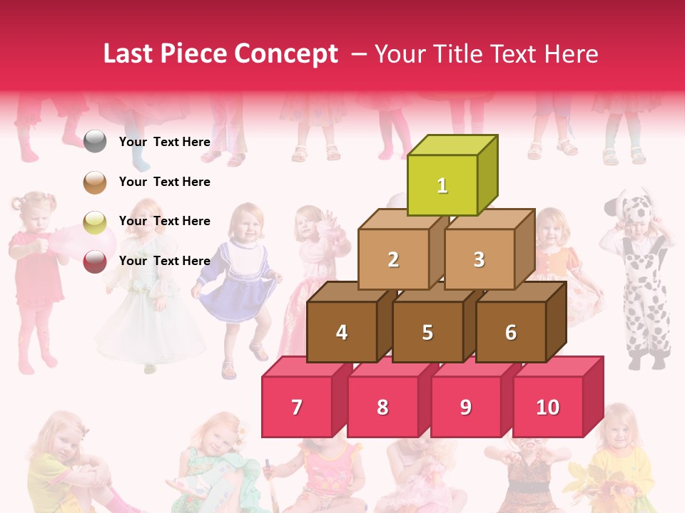 Cheerful Adorable Girl PowerPoint Template