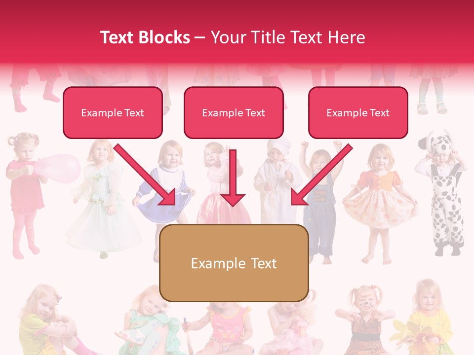 Cheerful Adorable Girl PowerPoint Template