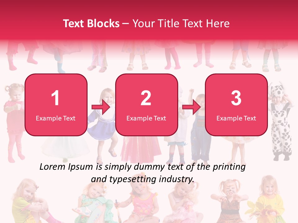 Cheerful Adorable Girl PowerPoint Template