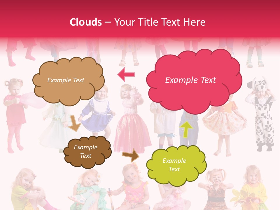 Cheerful Adorable Girl PowerPoint Template