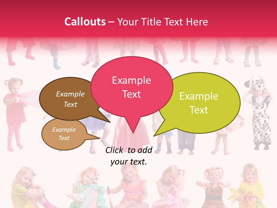 Cheerful Adorable Girl PowerPoint Template