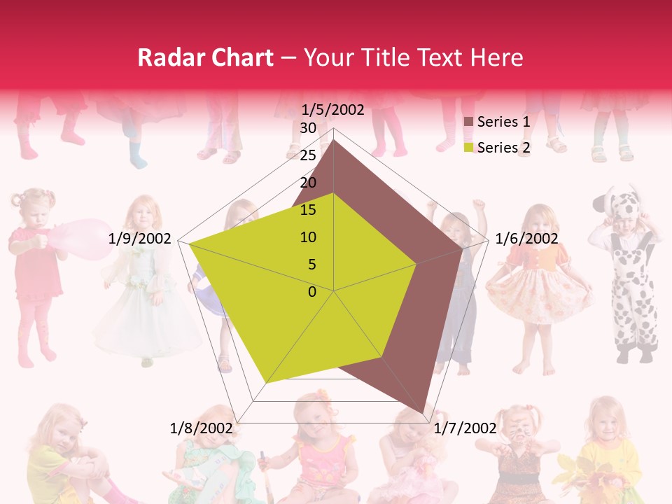Cheerful Adorable Girl PowerPoint Template