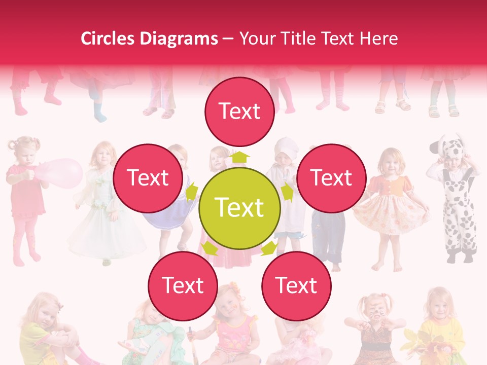 Cheerful Adorable Girl PowerPoint Template