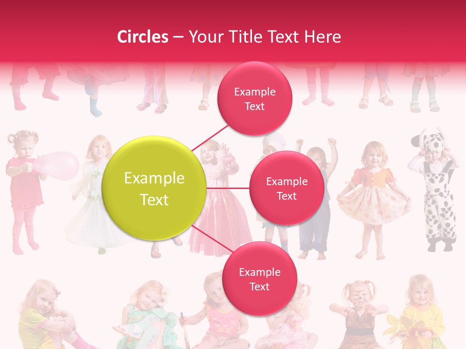 Cheerful Adorable Girl PowerPoint Template