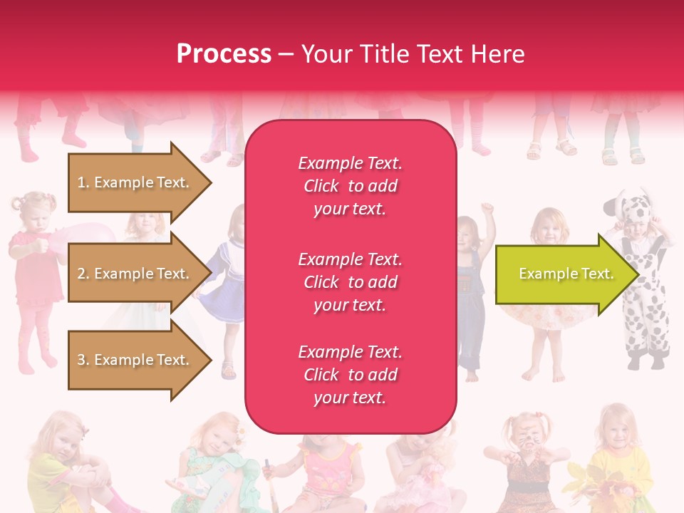 Cheerful Adorable Girl PowerPoint Template