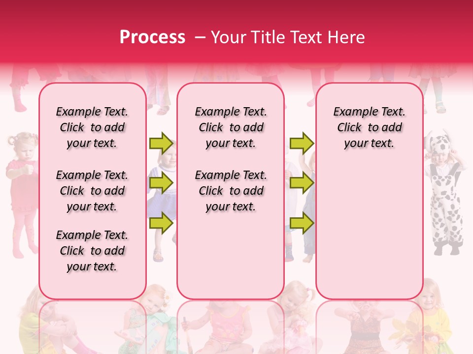 Cheerful Adorable Girl PowerPoint Template