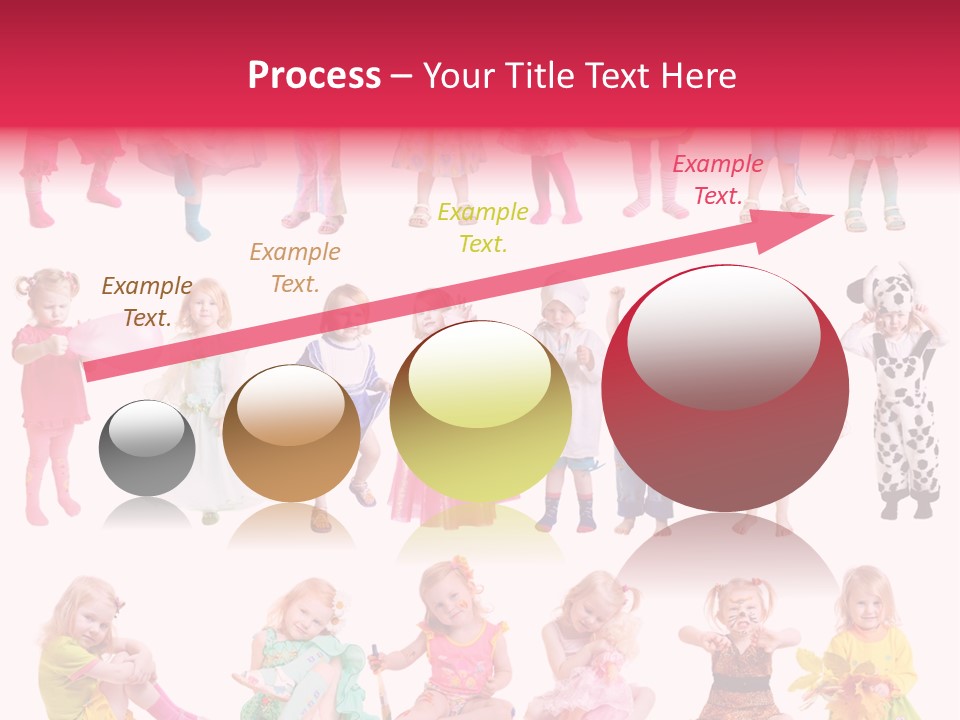 Cheerful Adorable Girl PowerPoint Template