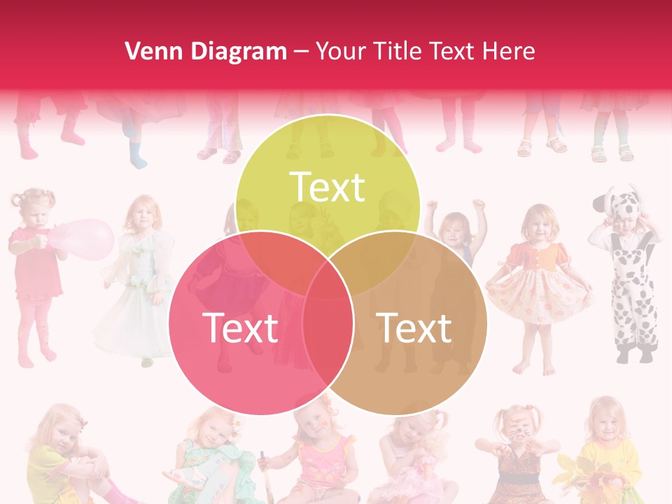 Cheerful Adorable Girl PowerPoint Template